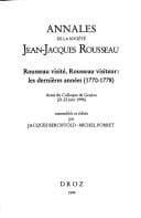Tapa de Rousseau visité, Rousseau visiteur