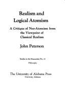 Tapa de Realism and logical atomism