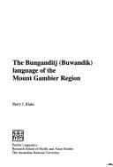Tapa de The Bunganditj (Buwandik) language of the Mount Gambier Region