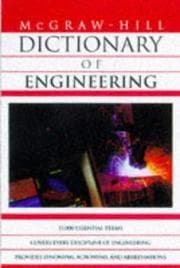 Tapa de McGraw-Hill dictionary of engineering