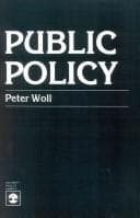 Tapa de Public policy.