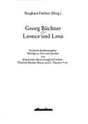 Tapa de Leonce und Lena
