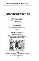 Tapa de Etymologies