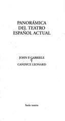Tapa de Panorámica del teatro español actual