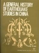 Tapa de A general history of earthquake studies in China