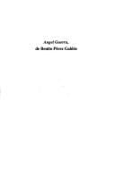 Tapa de Angel Guerra, de Benito Pérez Galdós