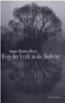 Tapa de Wege der Lyrik in die Moderne. Beitr age eines deutsch-polnischen Symposiums
