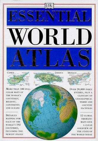 Tapa de Essential World Atlas
