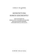 Tapa de Schwabe philosophica, Bd. VIII: Sinnstiftung durch Geschichte?: zur Entstehung spekulativ-universalistischer Geschichtsphilosophie zwischen Bayle und Kant