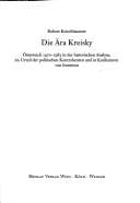 Tapa de Die Ära Kreisky