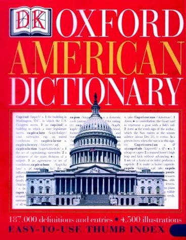 Tapa de DK illustrated Oxford dictionary