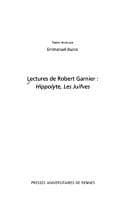 Tapa de Lectures de Robert Garnier
