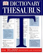Tapa de DK dictionary/thesaurus