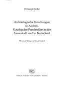 Tapa de Archäologische Forschungen in Aachen