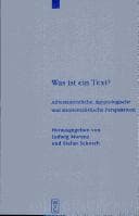Tapa de Was Ist ein Text?