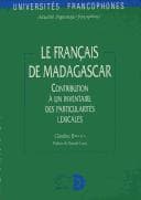 Tapa de Le français de Madagascar