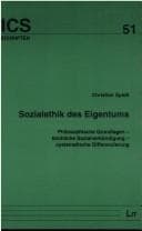 Tapa de Sozialethik des Eigentums