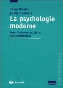 Tapa de La psychologie moderne