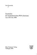 Tapa de Geschichte des bundesdeutschen PEN-Zentrums von 1951 bis 1990