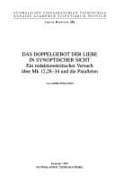 Tapa de Das Doppelgebot der Liebe in synoptischer Sicht