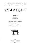 Tapa de Lettres [de] Symmaque