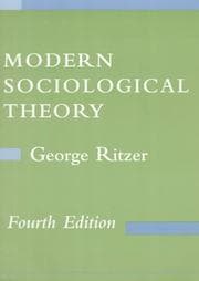Tapa de Modern Sociological Theory