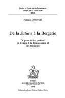 Tapa de De la "Satura" à la Bergerie