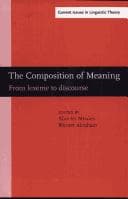 Tapa de The composition of meaning