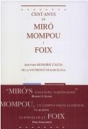 Tapa de Cent anys de Miró, Mompou i Foix