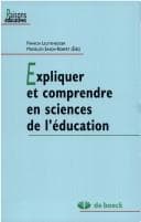 Tapa de Expliquer et comprendre en sciences de l'éducation