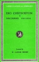 Tapa de Dio Chrysostom