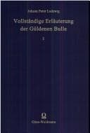 Tapa de Vollständige Erläuterung der Güldenen Bulle