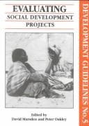Tapa de Evaluating social development projects