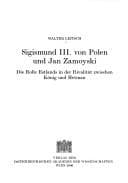 Tapa de Sigismund III. von Polen und Jan Zamoyski