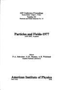 Tapa de Particles and Fields (AIP Conference Proceedings)
