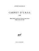 Tapa de Carnet d'URSS