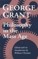 Tapa de Philosophy in the mass age
