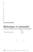 Tapa de Rhétorique et rationalité
