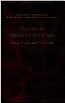Tapa de The Law of restitution in Canada