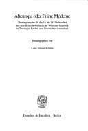 Tapa de Alteuropa oder Frühe Moderne