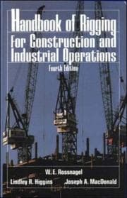 Tapa de Handbook of rigging for construction and industrial operations