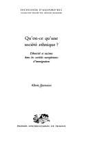 Tapa de Qu'est-ce qu'une société ethnique ?
