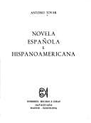 Tapa de Novela española e hispanoamericana