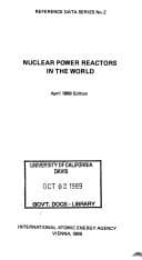 Tapa de Nuclear Power Reactors in the World, April 1989 Edition