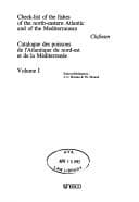 Tapa de Checklist of the Fishes of the North Eastern Atlantic and of the Mediterranean