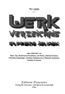 Tapa de Werkverzeichnis Elfriede Jelinek