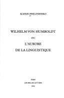 Tapa de Wilhelm von Humboldt, ou, l'aurore de la linguistique