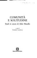 Tapa de Comunità e solitudine