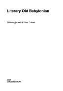 Tapa de Lincom: Languages of the World /Materials, vol. 81: Literary Old Babylonian