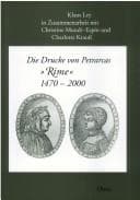 Tapa de Die Drucke von Petrarcas "Rime," 1470-2000